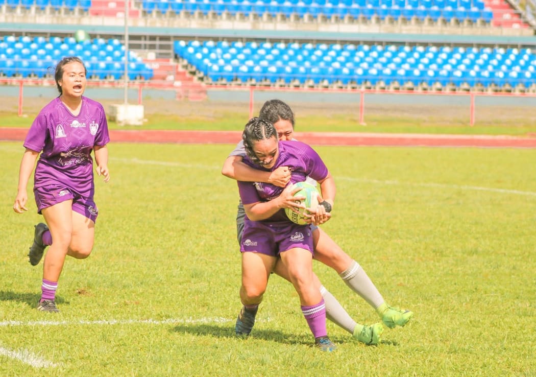 The Samoa women's sevens team held trials in January.