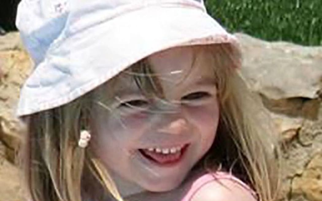 An undated handout photograph released by the Metropolitan Police in London on 3 June, 2020, shows Madeleine McCann who disappeared in Praia da Luz, Portugal on 3 May, 2007.
