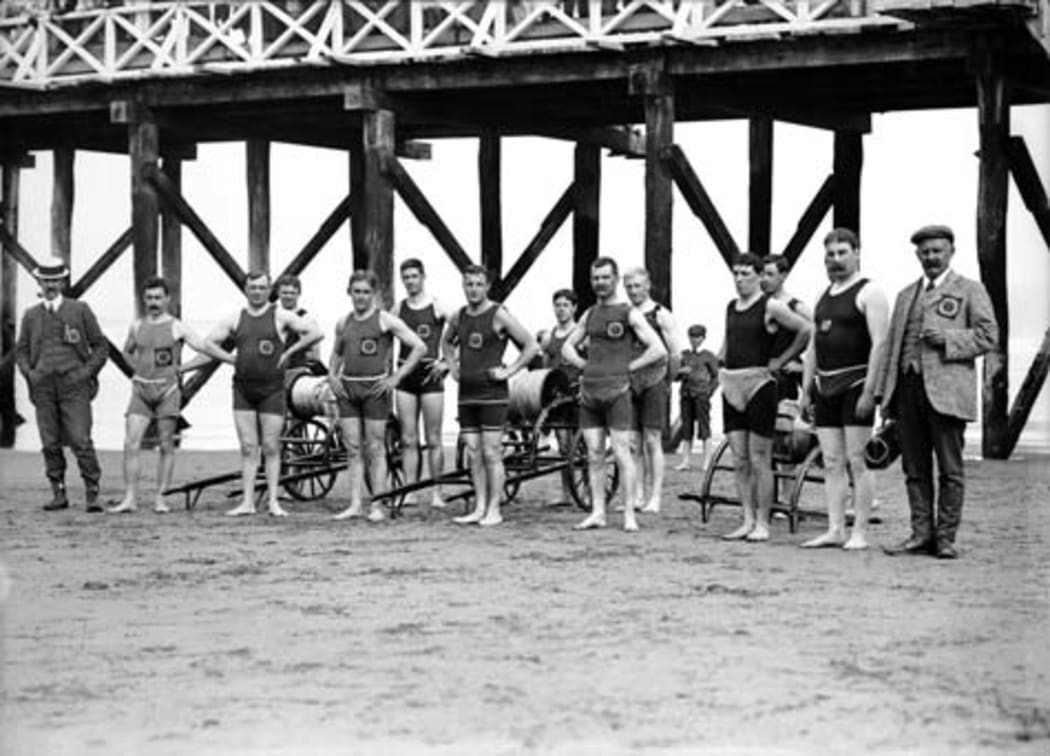 New Brighton surf life saving club ca.1910
