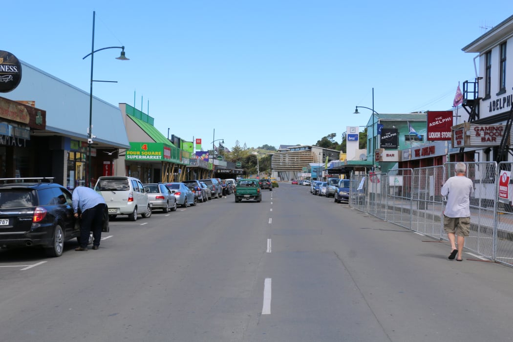 Kaikoura main street 19 January 2017.