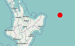 The quake was centred 155km east of Te Araroa.