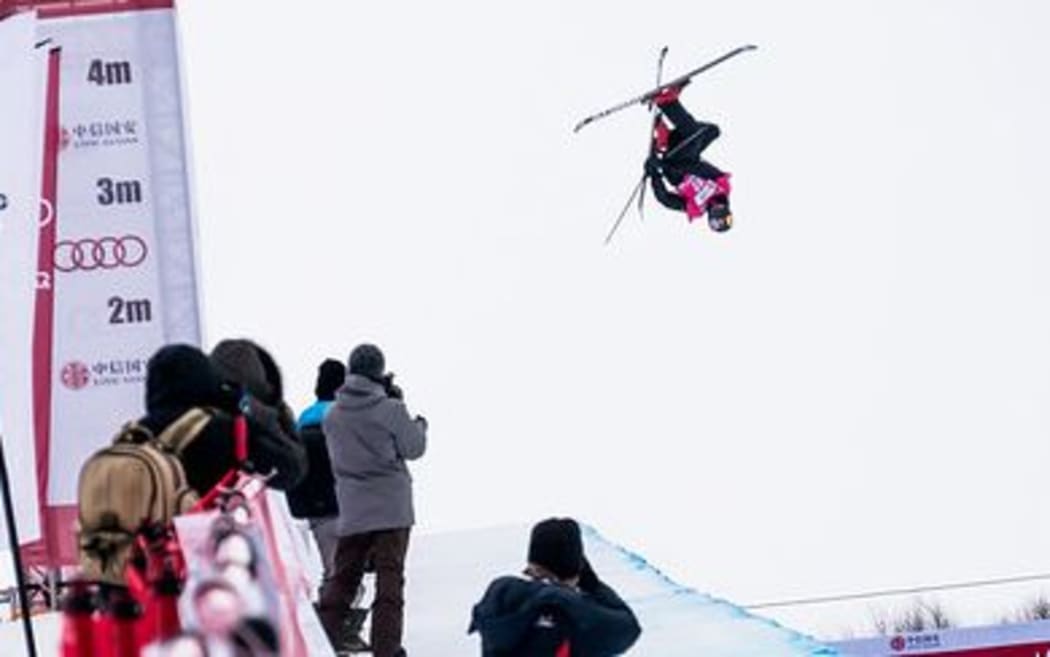 Nico Porteous gets plenty of air at Secret Garden in Beijing.