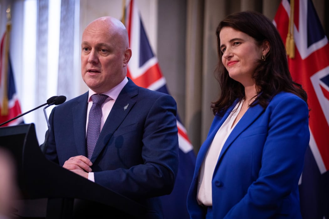 Christopher Luxon and Nicola Willis