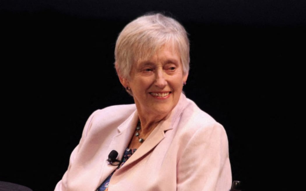NEW YORK, NY - OCTOBER 05: Stella Rimington attends The New Yorker Festival 2013 - Spy vs. Spy - Antonio J. Mendez, Jeffrey Moss, Stella Rimington, And Joseph Weisberg With David Grann at Florence Gould Hall on October 5, 2013 in New York City.