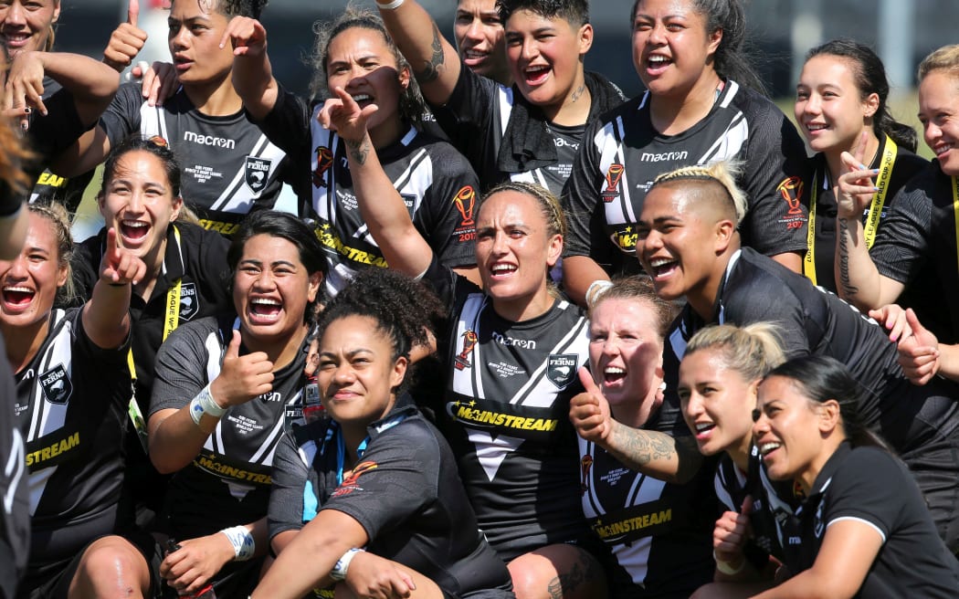 New Zealand Kiwi Ferns at the women's rugby league world cup