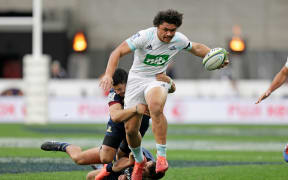 Caleb Clarke playing for the Blues.