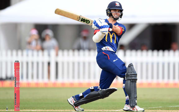 Auckland batsman Mark Chapman.