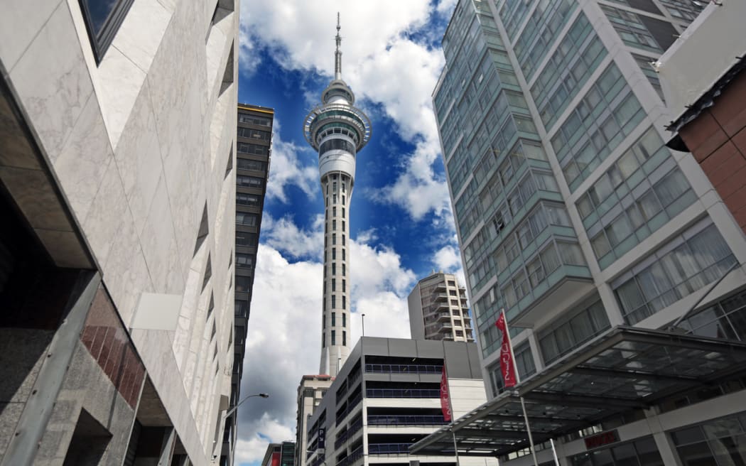 Sky Tower. Auckland CBD