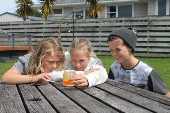 A picture of Jessica, Macy and Travis