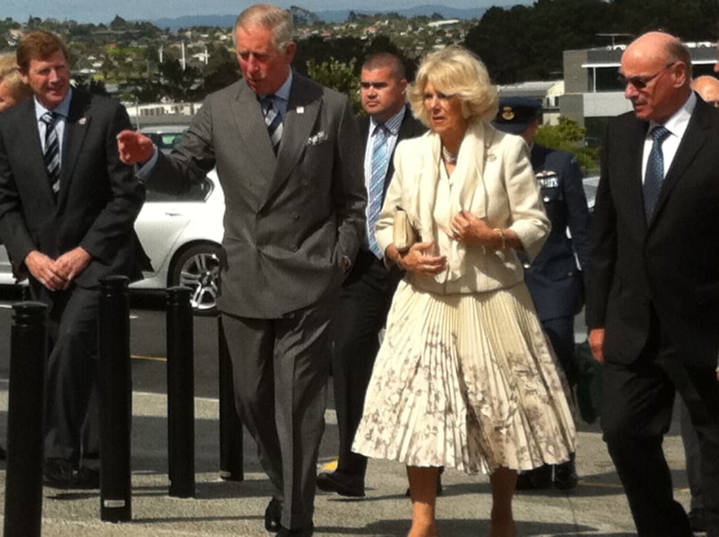 Prince Charles and the Duchess of Cornwall visit AUT's Millennium Campus on the North Shore.