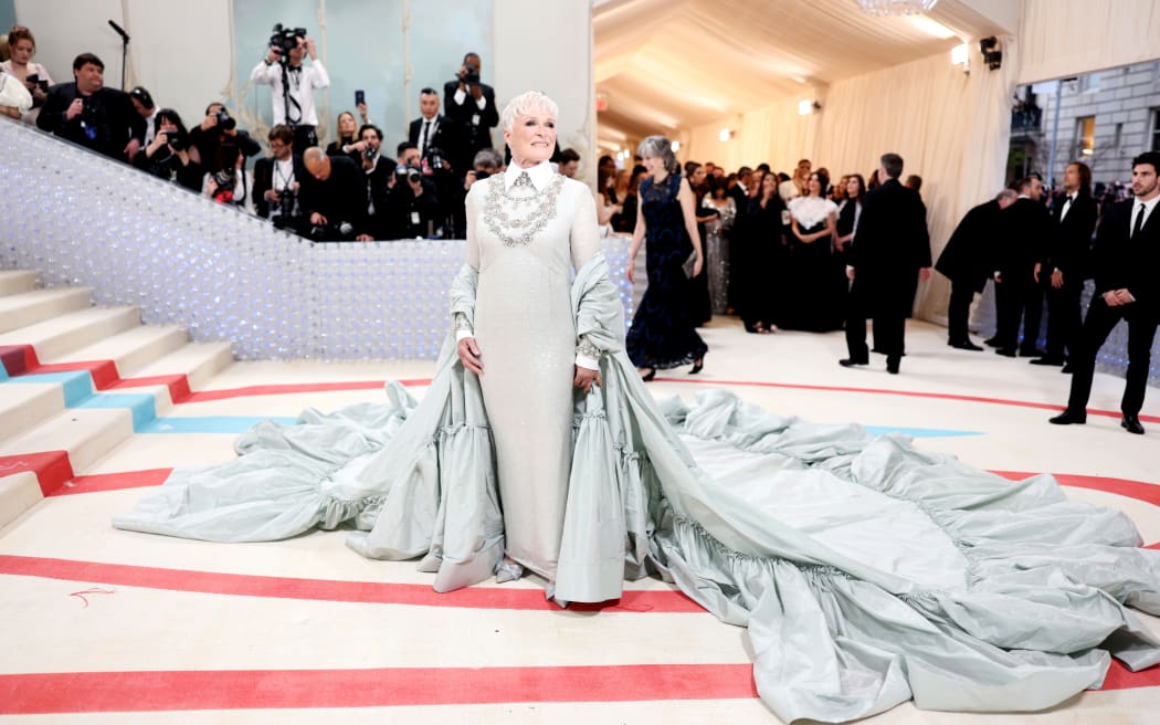 NEW YORK, NEW YORK - MAY 01: Glenn Close attends The 2023 Met Gala Celebrating "Karl Lagerfeld: A Line Of Beauty" at The Metropolitan Museum of Art on May 01, 2023 in New York City. (Photo by John Shearer/WireImage)