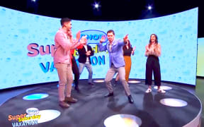 Host Patrick Gower dared to dance for TikTok.