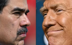 This combination of pictures created on August 08, 2025 shows Venezuela's President Nicolas Maduro (L) in Caracas on January 10, 2025, and US President Donald Trump (R) in Pittsburgh, Pennsylvania on July 15, 2025.
Powerful explosions, resembling aircraft flyovers, were heard blasting in Caracas on January 3, 2026 at around 2:00 am (0600 GMT), an AFP journalist reported. The sounds of explosions come as US President Donald Trump, who has deployed a large navy armada in the Caribbean with a stated mission of combatting drug trafficking, raised the possibility of ground strikes against Venezuela.