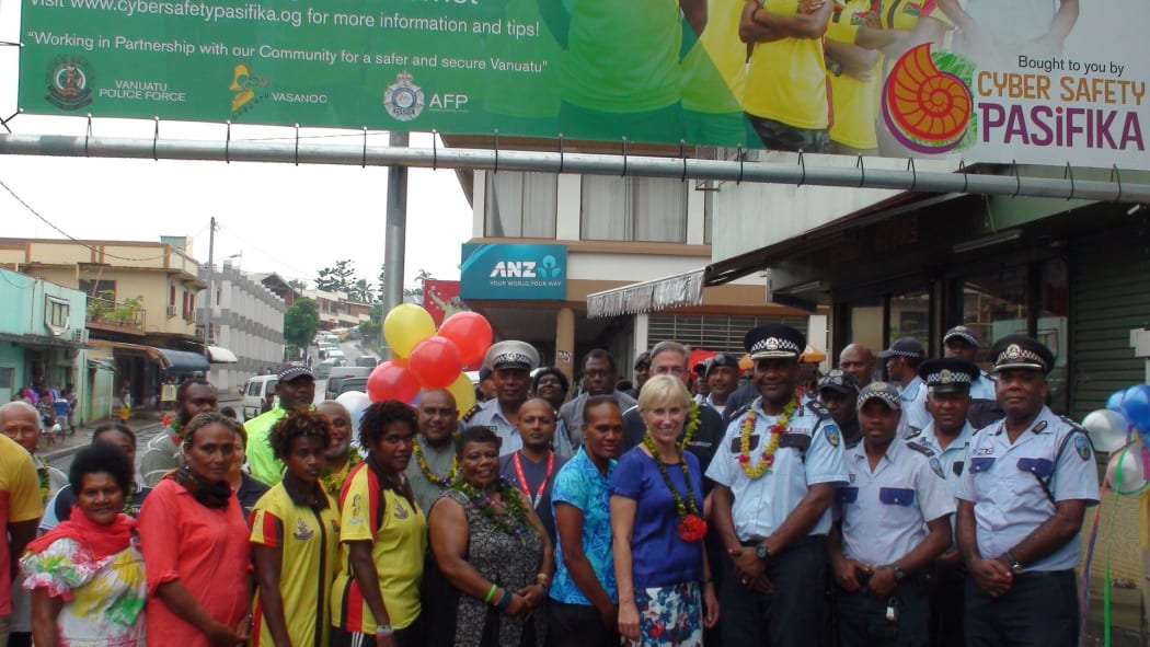 Cyber Safety billboard launched in Port Vila, Vanuatu