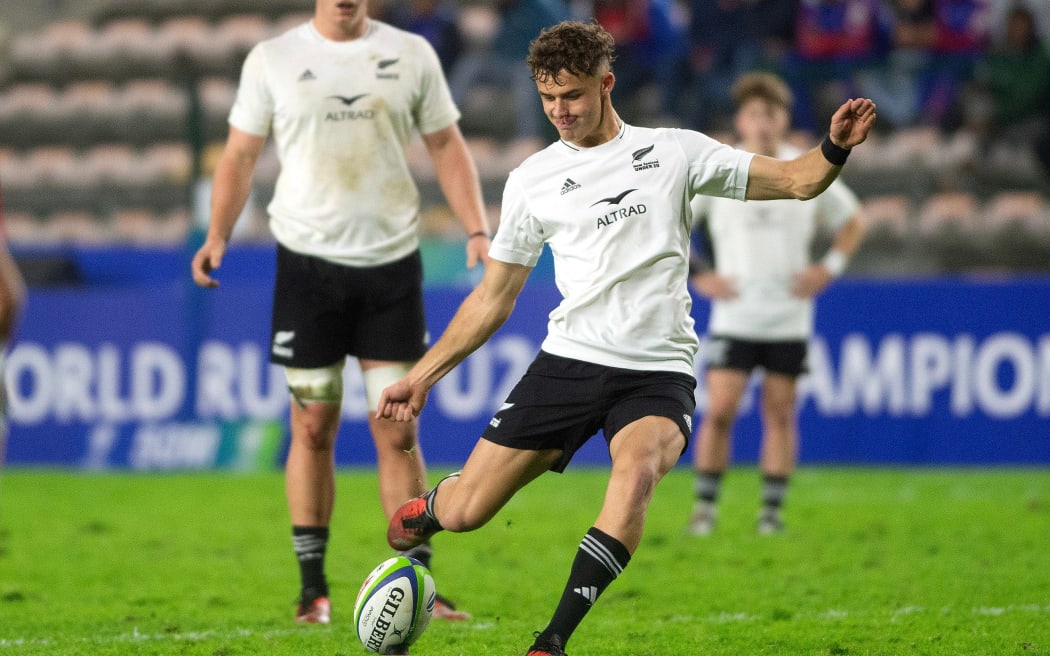 New Zealand under-20 first five Rico Simpson.