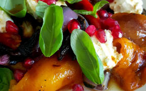 Grilled Vegetables with Buffalo Cheese