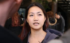 Hong Kong extradition bill protest rally organiser Serena Lee.