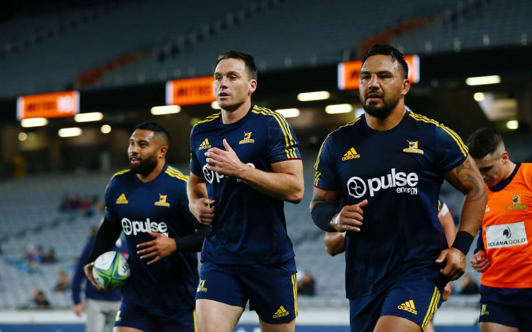 Co-Captains Ben Smith and Ash Dixon of the Highlanders