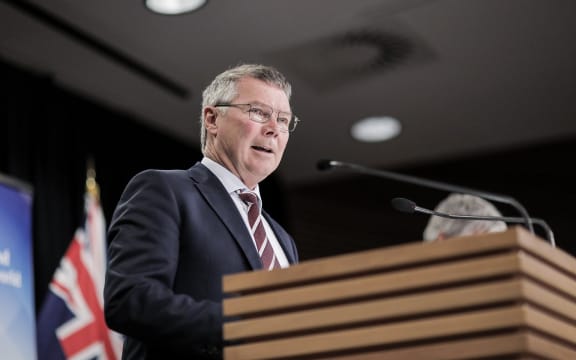 Environment Minister David Parker speaks at Parliament about the government's plan to clean up rivers, lakes and wetlands.