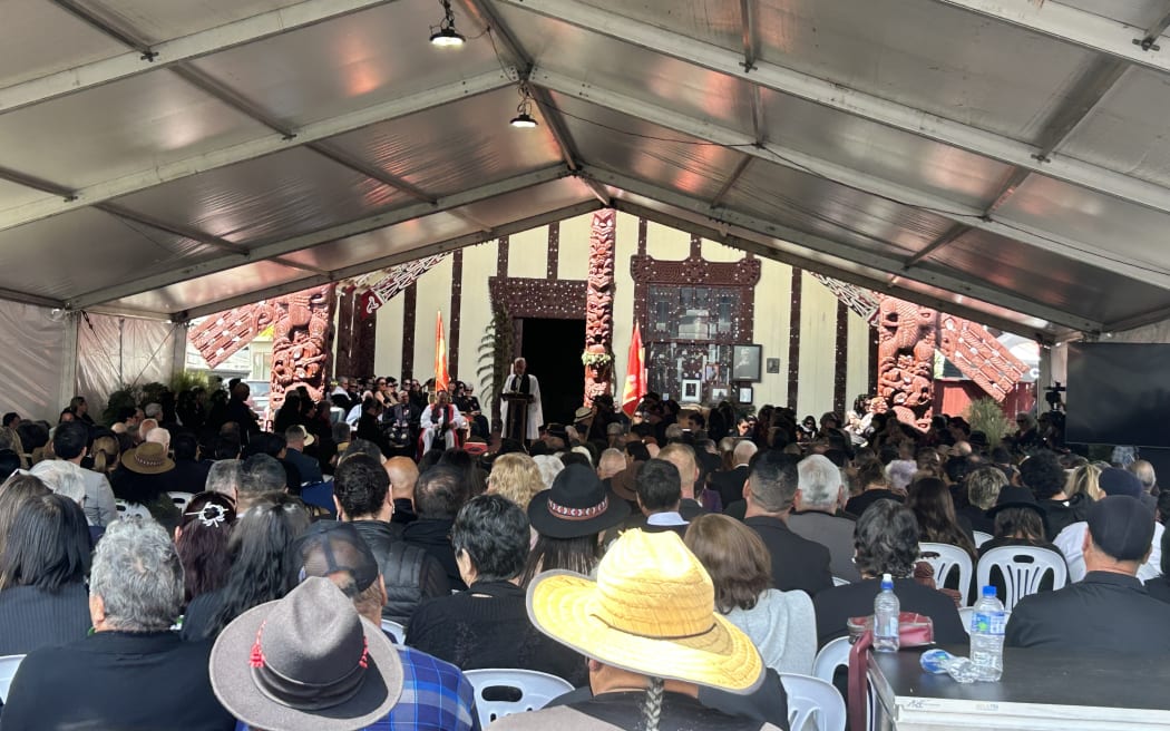 Thousands are at Te Papiouru Marae in Rotorua to farewell Sir Robert Gillies for the final time.
