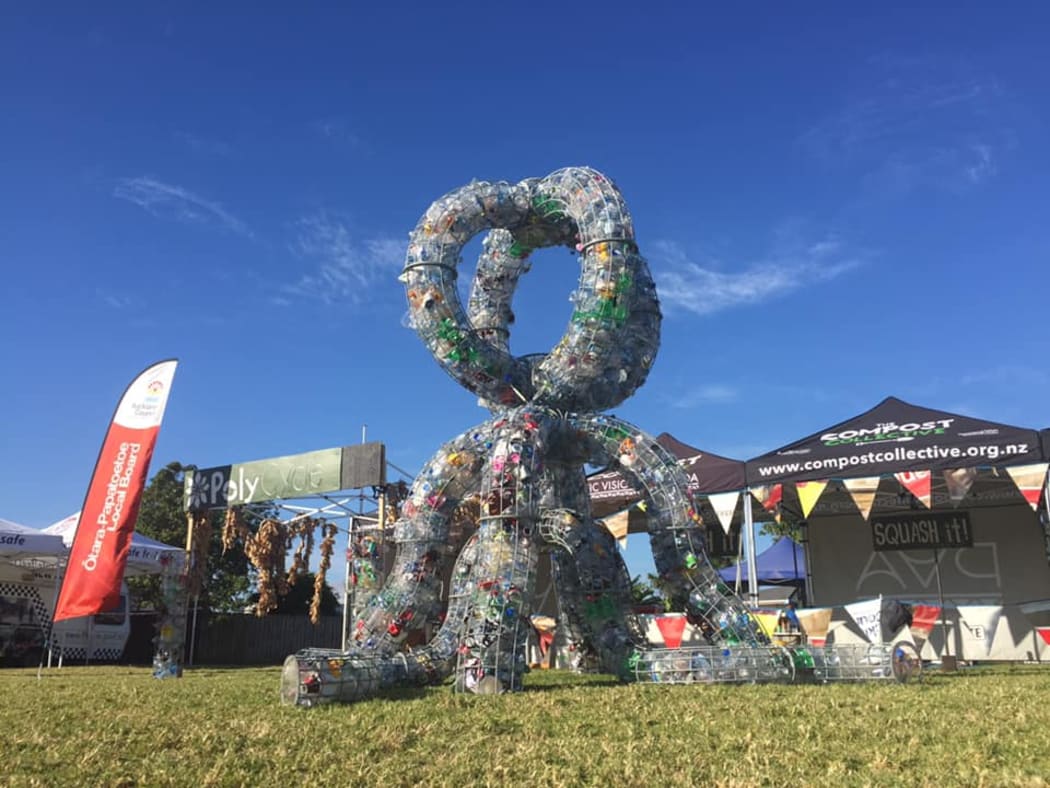 Pacific Vision Aotearoa's Feke Octopus at Polyfest 2019.
