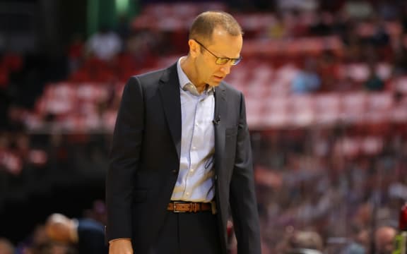 Breakers coach Dan
Shamir. Sydney Kings v New Zealand Breakers. NBL Round 5 played at Qudos Bank Arena, Sydney on Friday 12 February 2021.