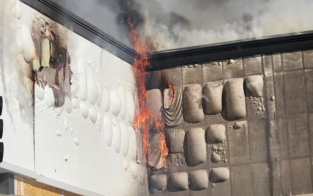 Fire at New World supermarket in Victoria Park, Auckland