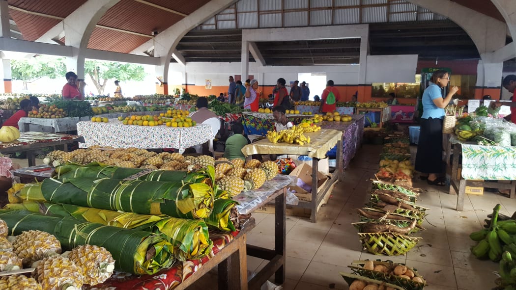 The women's market in Port Vila, Vanuatu, in June 2016.