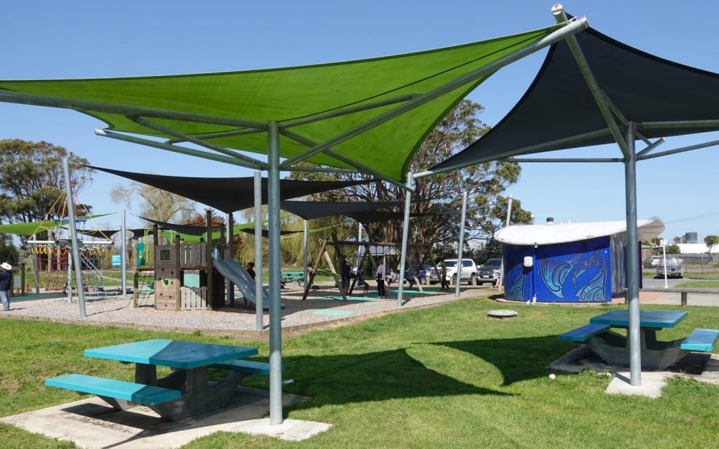 A new playground, a picnic area and refurbished toilets are all part of the Awanui upgrade.