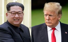 North Korean leader Kim Jong Un and US President Donald Trump.