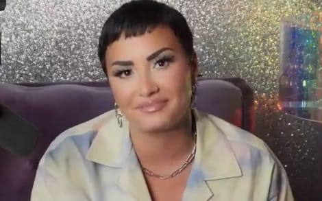 Demi Lovato in a video posted to their Twitter account.
