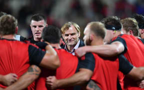 Crusaders coach Scott Robertson.
Crusaders v Blues. Super Rugby Pacific. Orangetheory Stadium, Christchurch. New Zealand. Saturday 13 May 2023. © Photo : John Davidson / www.photosport.nz