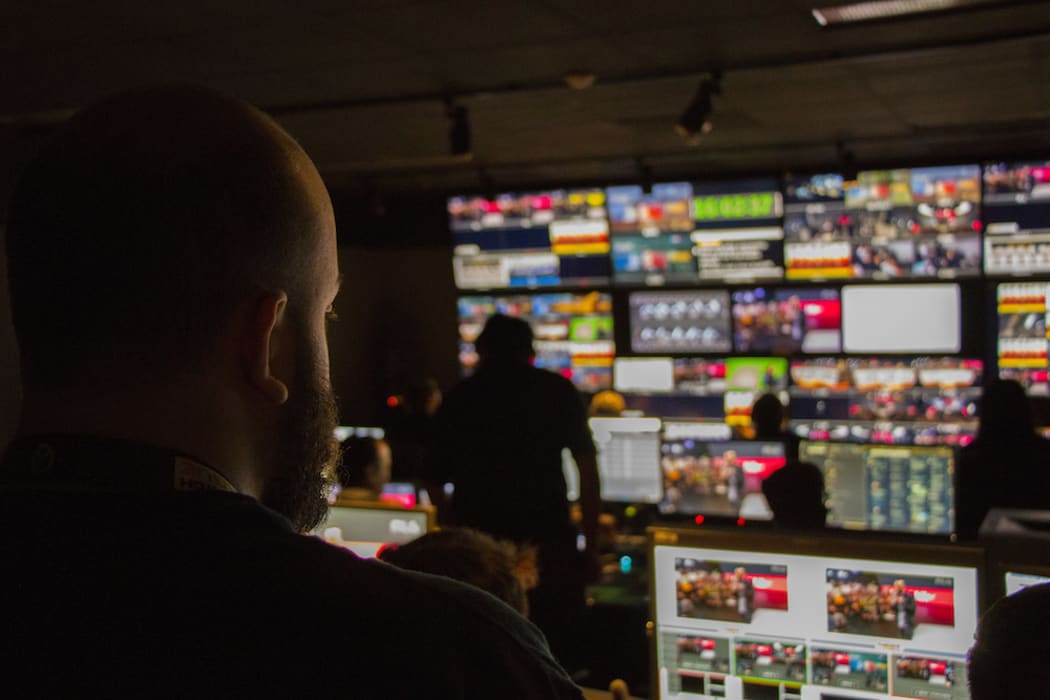 The Overwatch League control room.