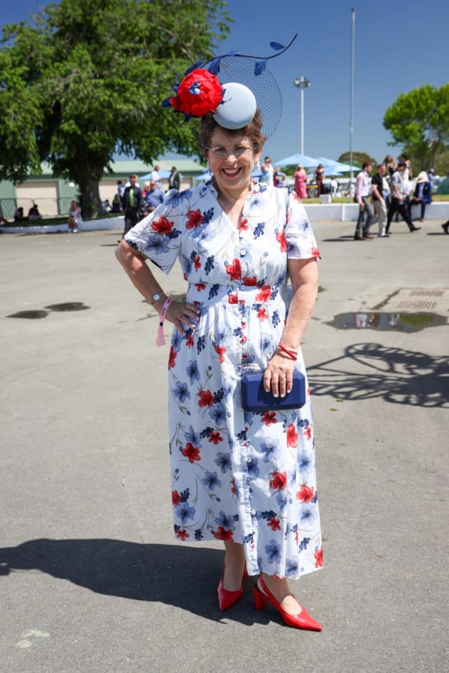 Heather Reynolds at the New Zealand Trotting Cup at Addington Raceway on 11 November, 2025.