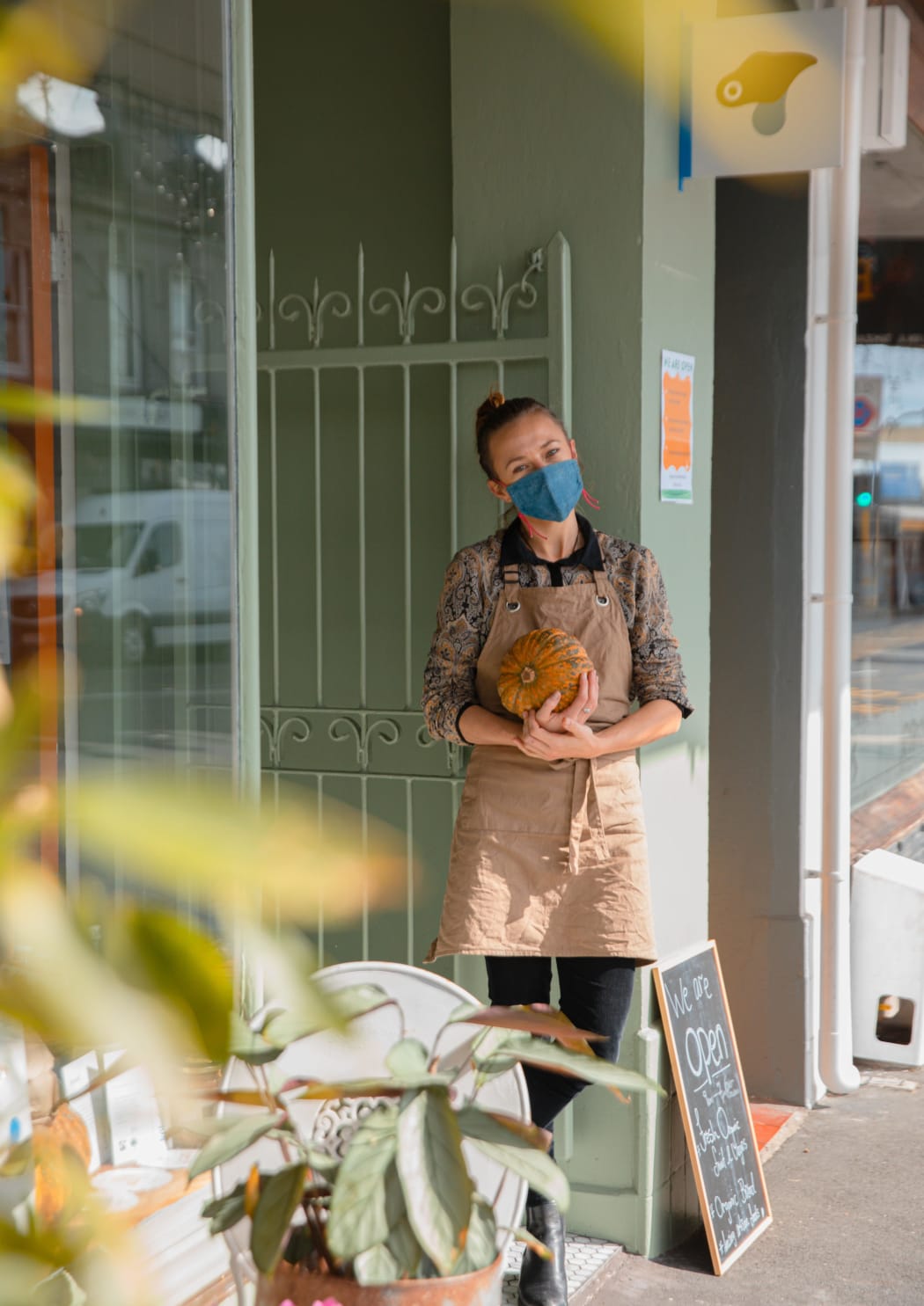Tui Hofmann outside her shop The Nest