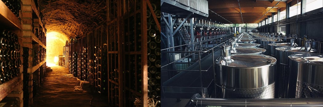 Historical and contemporary wine production