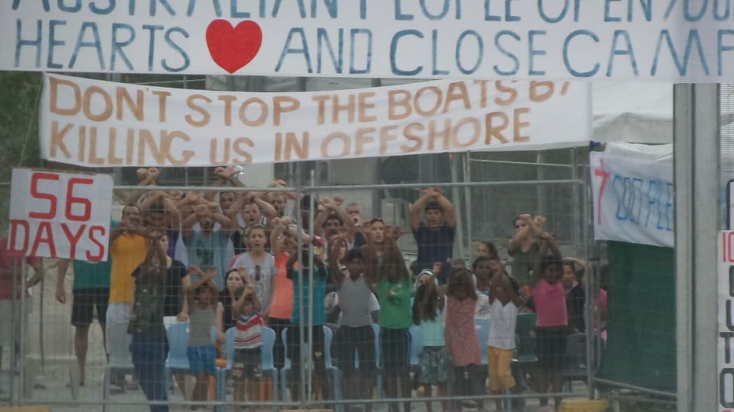 Protest on Nauru