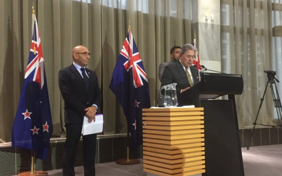 Acting Prime Minister and Defence Minister Ron Mark.