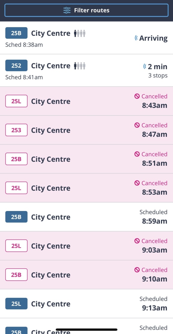 From Sunday 6 November, Auckland Transport is temporarily deleting bus trips that are regularly cancelled from timetables.