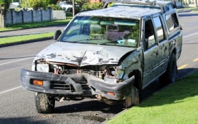 Ute vs person - John F Kennedy Drive, Palmerston North 11 Nov 2025