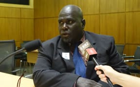 An MP in Bougainville's autonomous regional parliament, David Braun brown Vatavi.