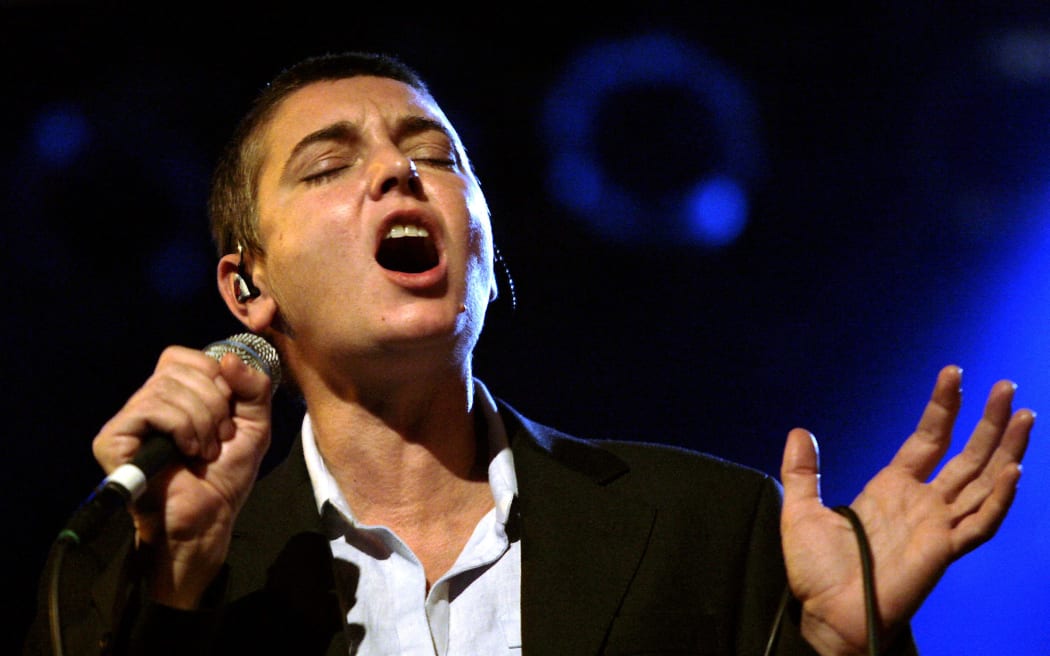 Irish singer Sinéad O'Connor performs during the Leverkusen Jazz-days on 9 November, 2007 in the town of Leverkusen, Germany.
