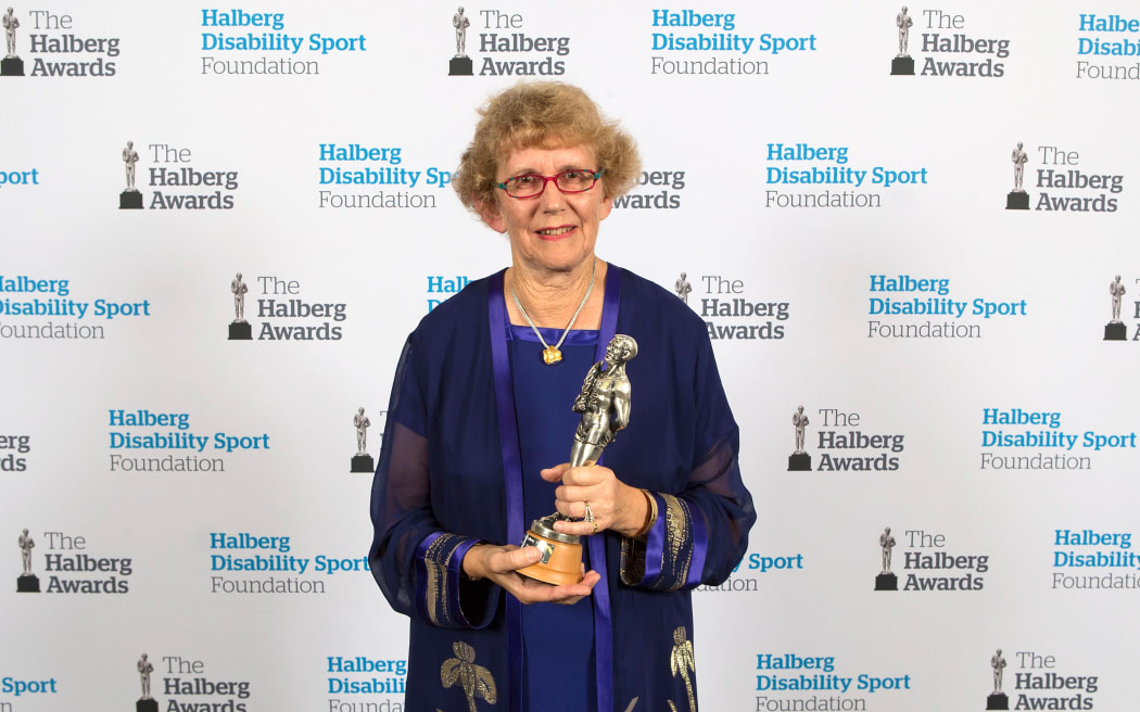 Netball`s Dawn Jones at the 52nd Halberg Awards.