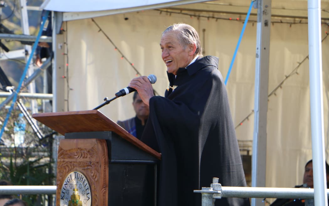 Māori King Kiingi Tuheitia makes his annual speech at Turangawaewae.