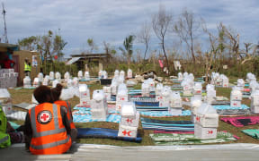 Aid packages for Cyclone Harold victims