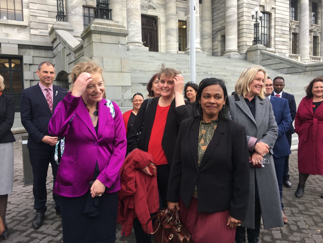 New MPs arrive at Parliament.