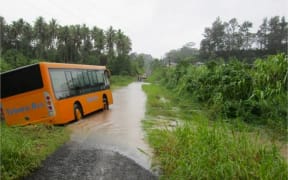 Flood waters in the Central Division.