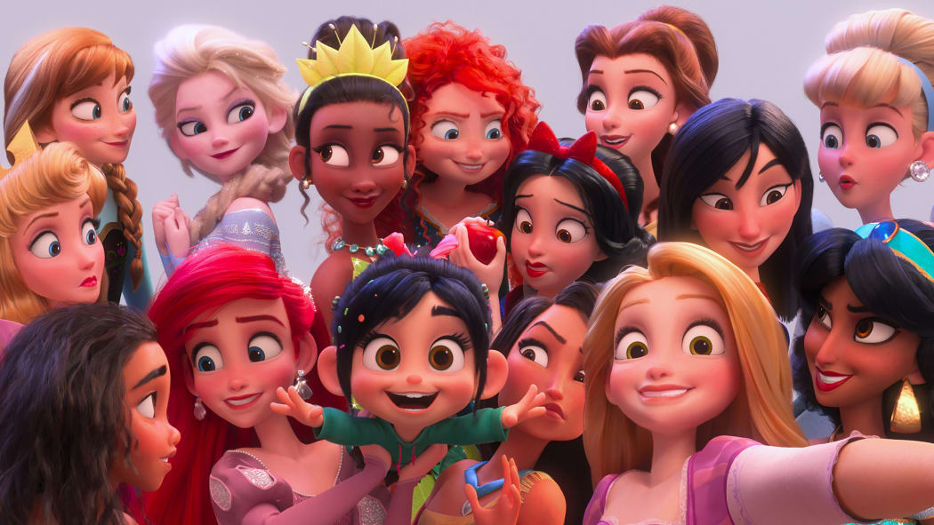 Vannelope hangs out with the (other) Disney princesses in Ralph Breaks the Internet.