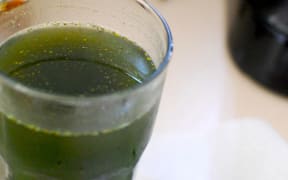 a green smoothie