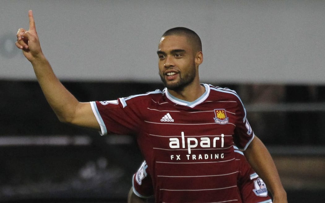 Winston Reid in action for West Ham United.